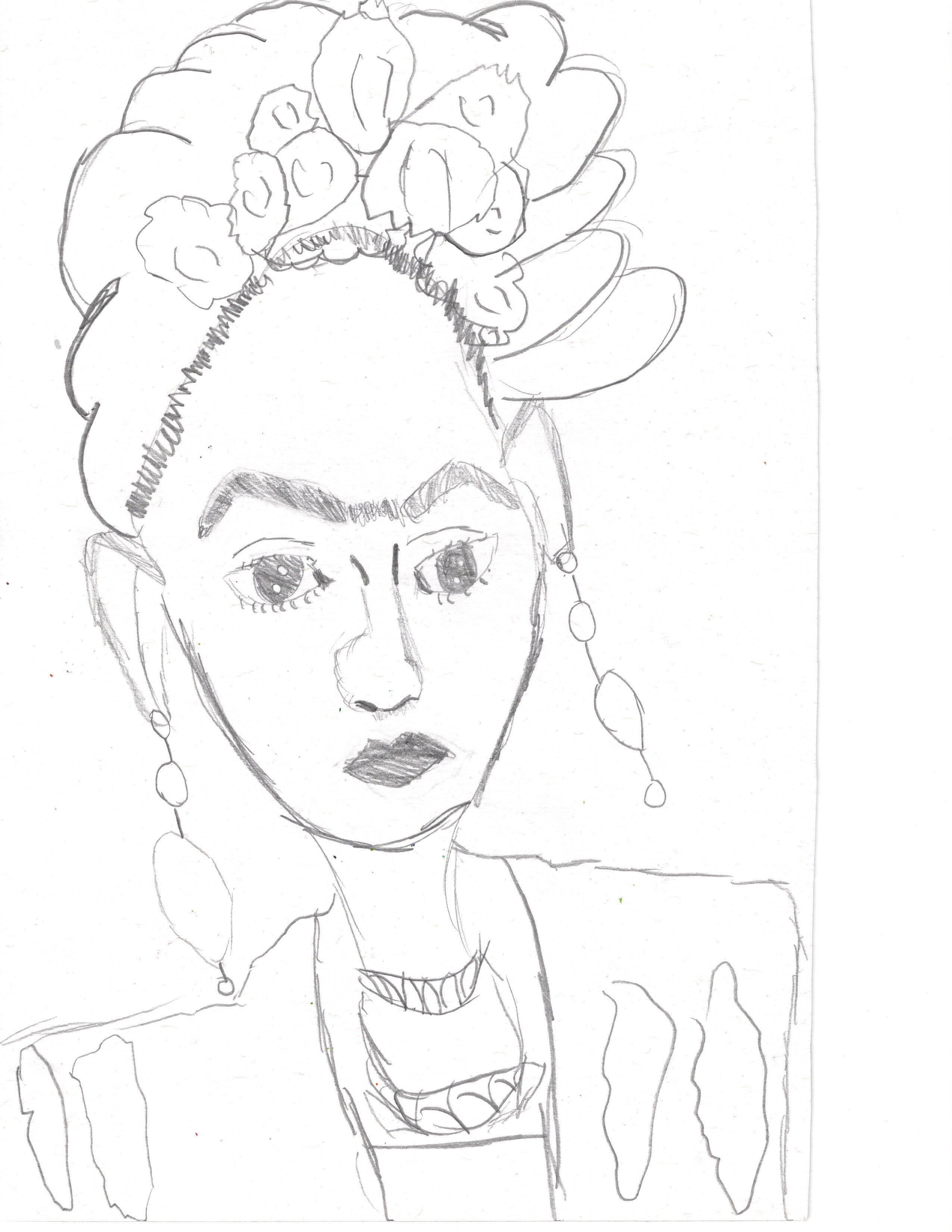 Frida Kahlo by Olivia
